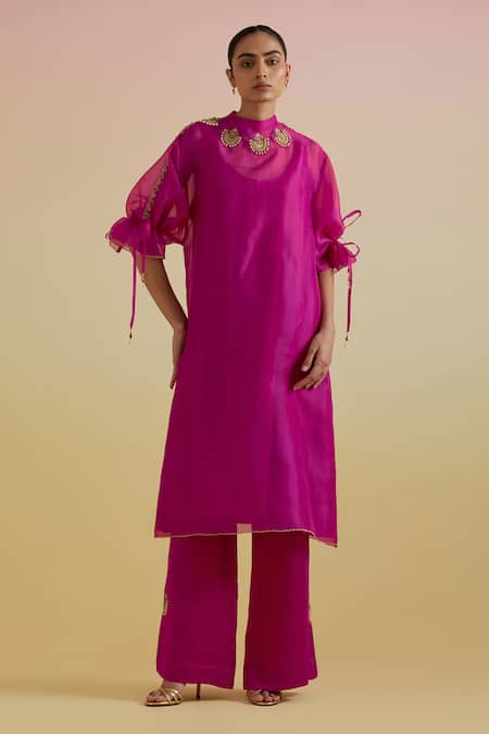 Bunka Bia Sheer Kurta & Pant Set 