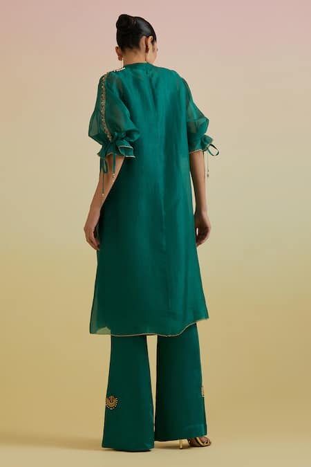 Bunka Bia Sheer Kurta & Pant Set 