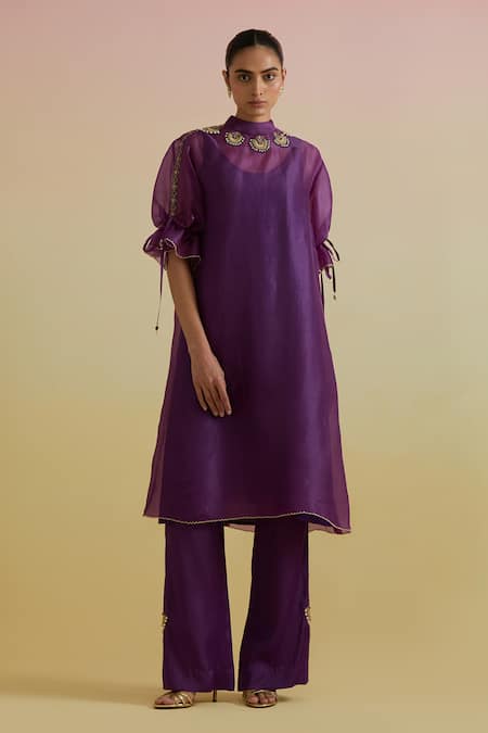 Bunka Bia Sheer Kurta & Pant Set 