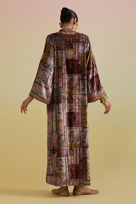 Bunka Ananya Velvet Kaftan Kurta 