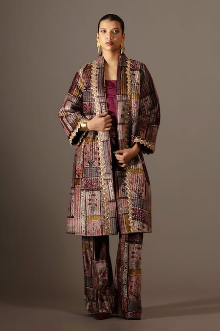 Bunka Quilted Velvet Jacket 