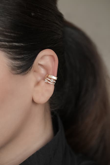 Anana Cubic Zirconia Ear Cuff 