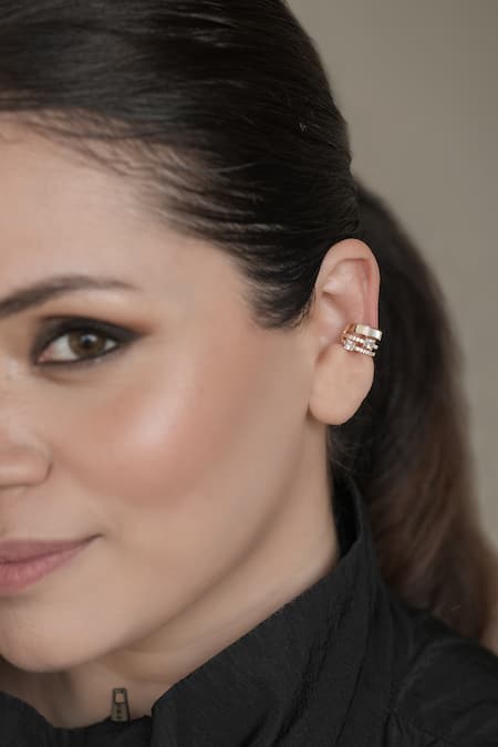 Anana Cubic Zirconia Ear Cuff 