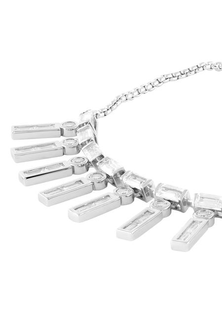 Buy Isharya Silver Plated Crystals Theodora Charm Bracelet Online at Aza Fashions Buy_Isharya_Silver Plated Crystals Theodora Charm Bracelet _Online_at_Aza_Fashions