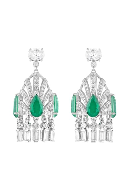 Isharya Atelier Crystal Studded Danglers 