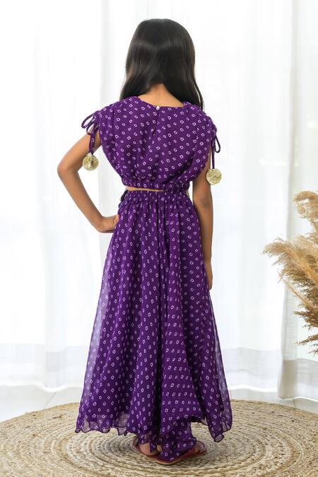 Fairies Forever Bandhej Print Lehenga & Blouse Set 