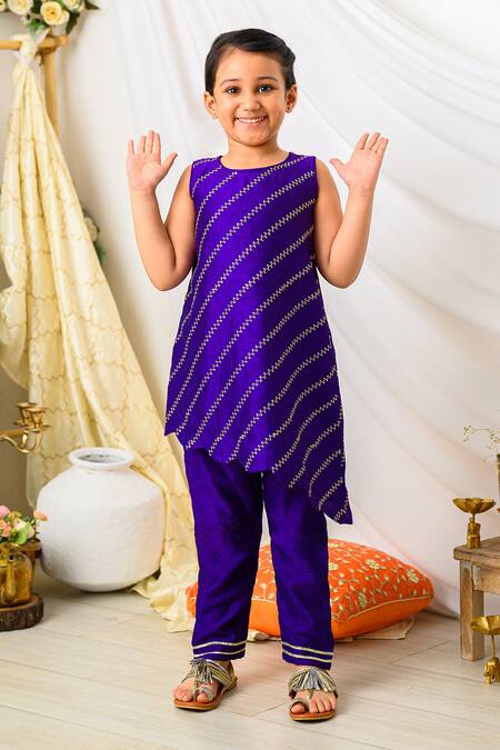 Fairies Forever Embroidered Kurta & Pyjama Set 