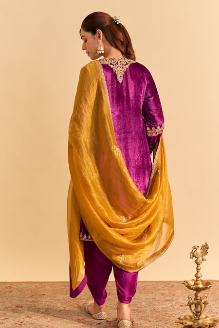 Sheetal Batra Amal A-Line Choga Kurta Set 
