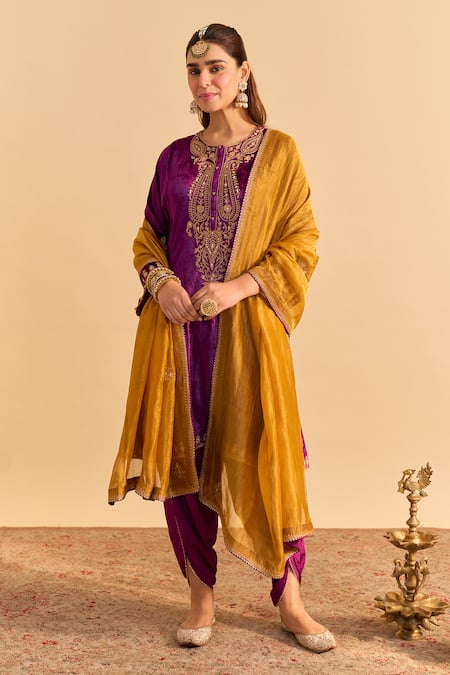 Sheetal Batra Amal A-Line Choga Kurta Set 