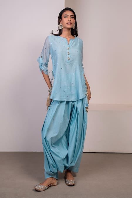 Style Junkiie Embroidered Kurta & Salwar Set 