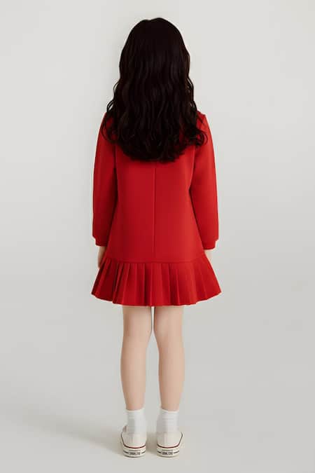 Toplove Mini Bows Pleated Dress 