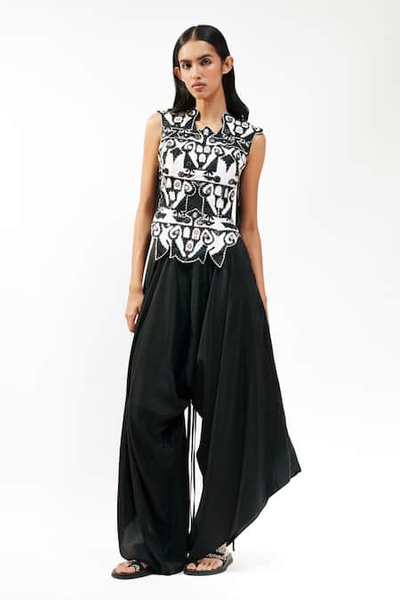 AK-OK Applique Work Top & Trouser Set 