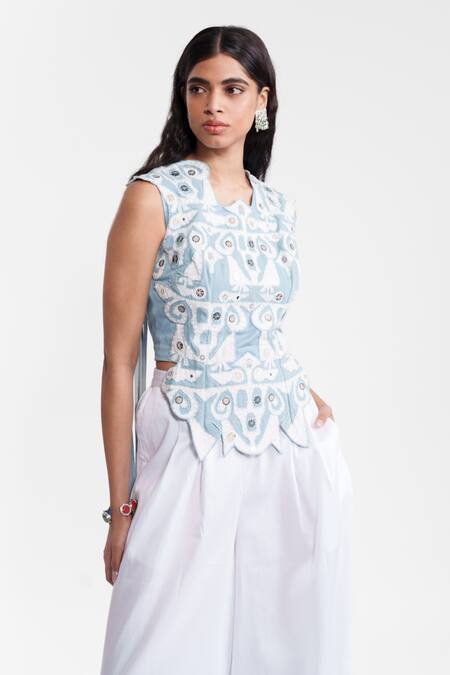 Buy_AK-OK_Appliqu� Detailed Top 