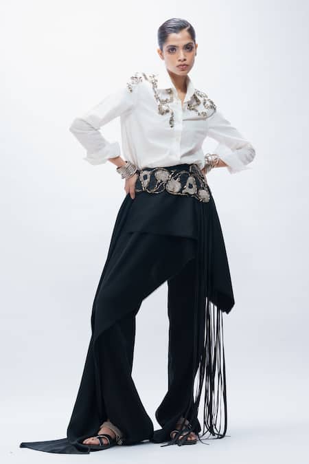 AK-OK Embroidered Shirt & Pant Set 