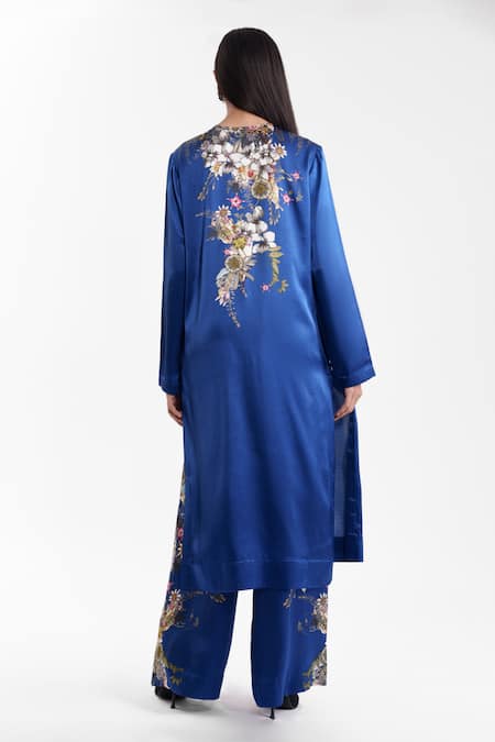 AK-OK Printed Kurta and Trouser Set 