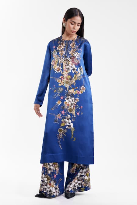 AK-OK Printed Kurta and Trouser Set 