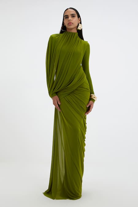 Deme By Gabriella Suzie Draped Gown 