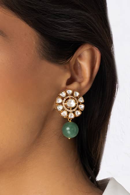 Joules By Radhika Floral Cluster Drop Earrings 