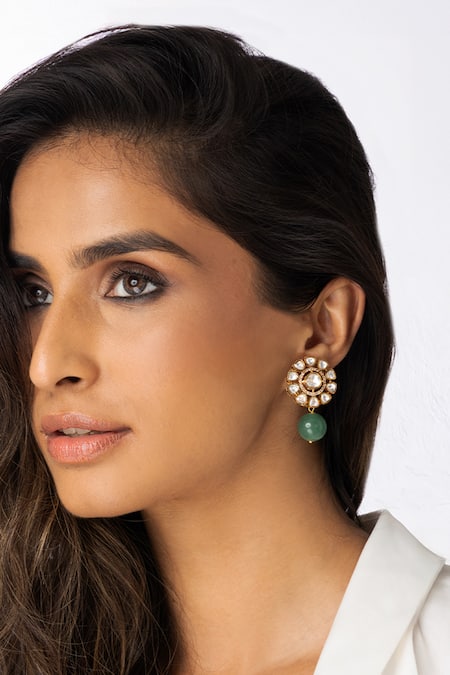 Joules By Radhika Floral Cluster Drop Earrings 