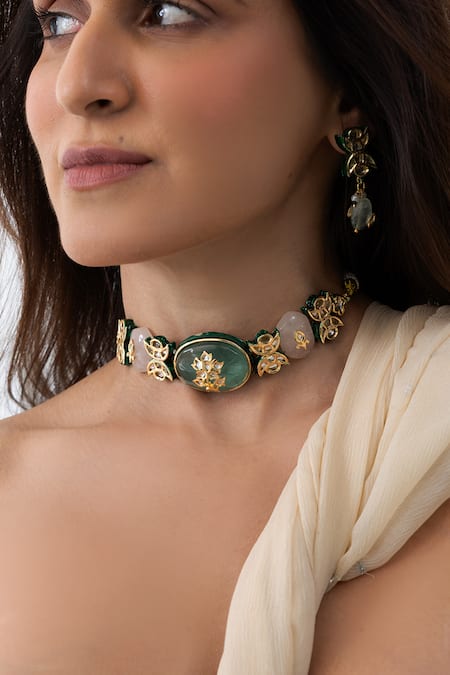 Joules By Radhika Eternal Grandeur Choker Set 