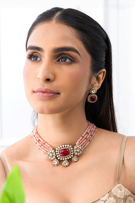 Joules By Radhika Artisan Threadwork Choker Set 