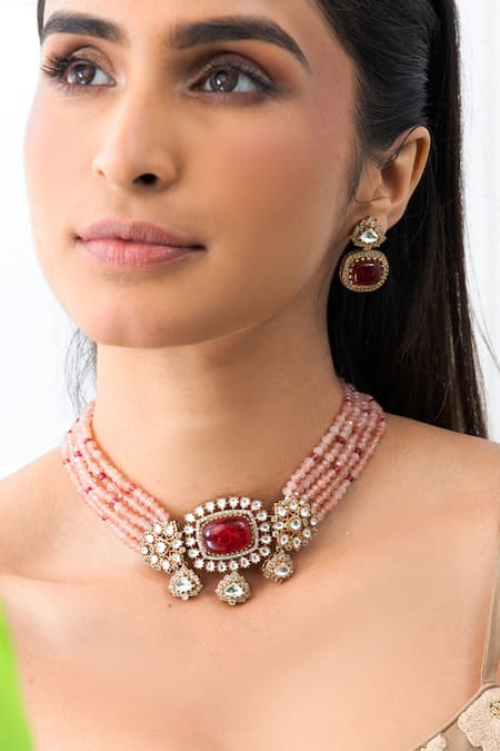 Joules By Radhika Artisan Threadwork Choker Set 