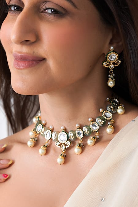 Joules by Radhika Grandeur Empress Necklace Set 