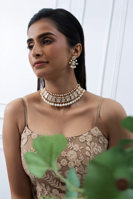 Joules By Radhika Sovereign Queen Necklace Set