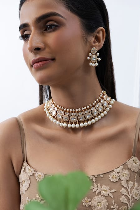 Joules By Radhika Sovereign Queen Necklace Set