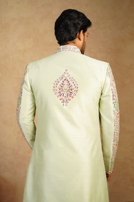 Millionaire Thread Work Sherwani Set 
