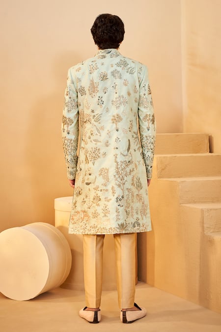 Millionaire Thread Work Sherwani Set 