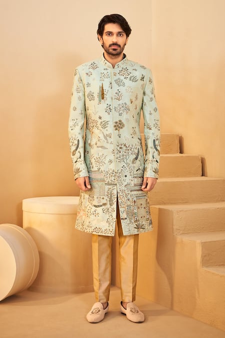 Millionaire Thread Work Sherwani Set 