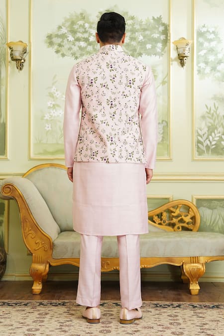 Millionaire Thread Work Koti & Kurta Set 