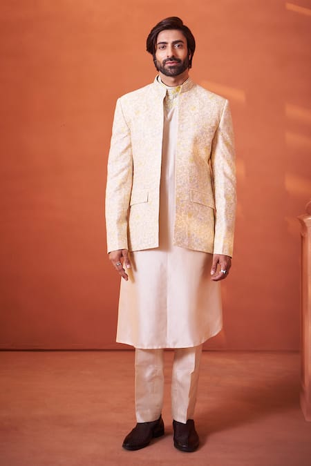 Millionaire Resham Work Bandhgala Set 