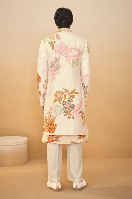 Millionaire Thread Work Sherwani Set 