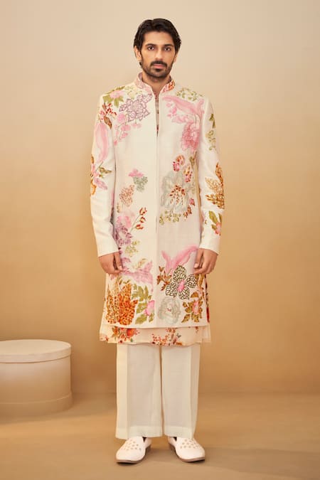 Millionaire Thread Work Sherwani Set 