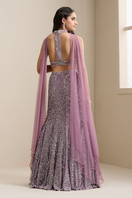 Chaashni By Maansi And Ketan Stone Embellished Lehenga Set 