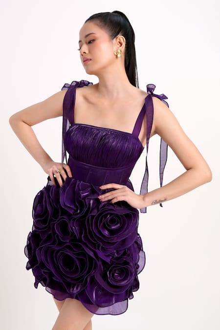 Verano By Tanya Blake Short Organza Dress 