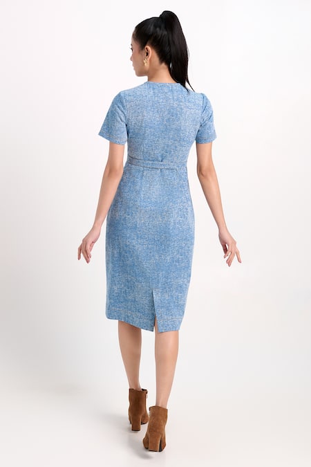 Verano By Tanya Aspen Denim Dress With Belt 