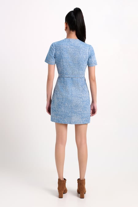 Verano By Tanya Aspen Short Dress With Belt 