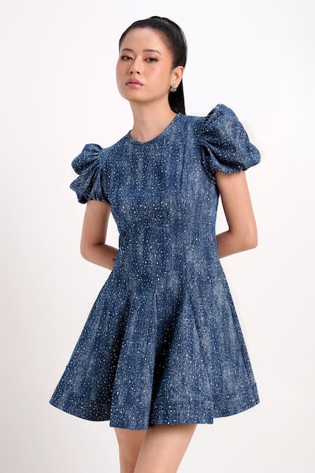 Verano By Tanya Olivia Short Denim Dress 