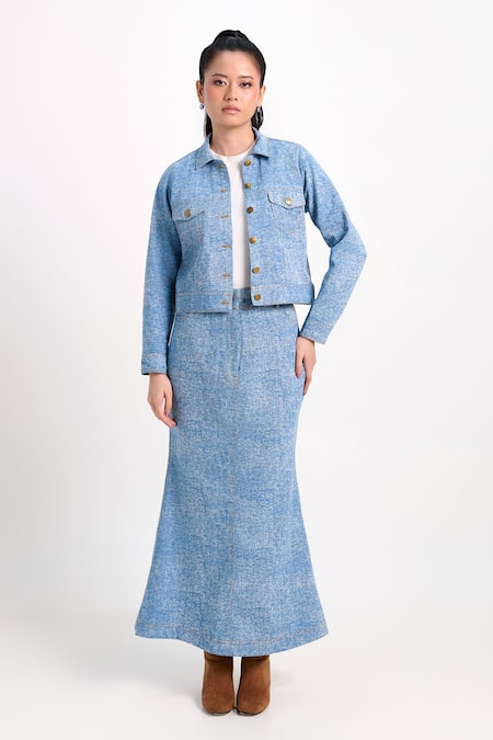 Verano By Tanya Aspen Denim Skirt 