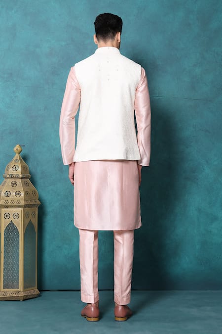 Millionaire Lucknowi Work Koti & Kurta Set 