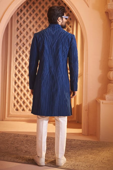 Millionaire Thread Work Sherwani Set 