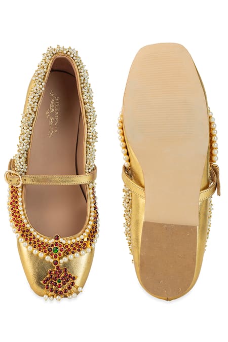 5elements Innaya Crystal Bead Mary Jane Juttis 