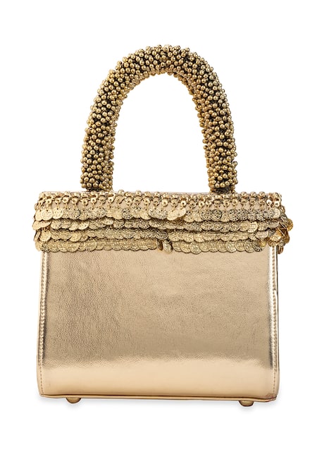 5elements Swarna Beaded Handle Handbag 