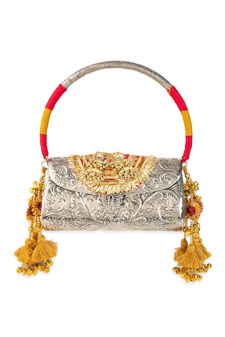 5elements Vidhara Engraved Handbag  