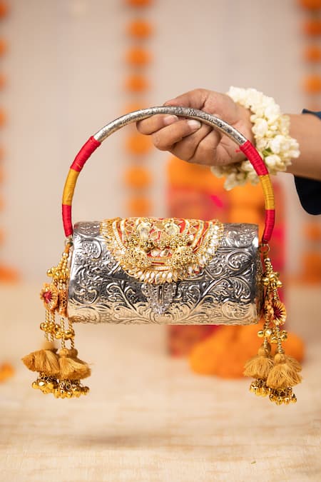 5elements Tanvika Embossed Handbag  