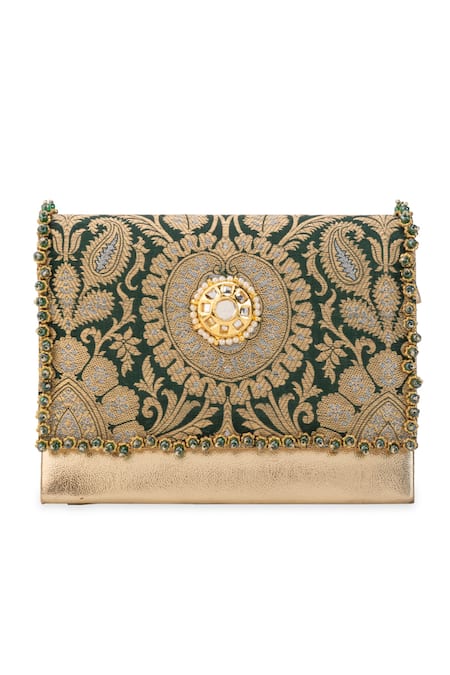 5elements Vanika Brocade Motif Handbag