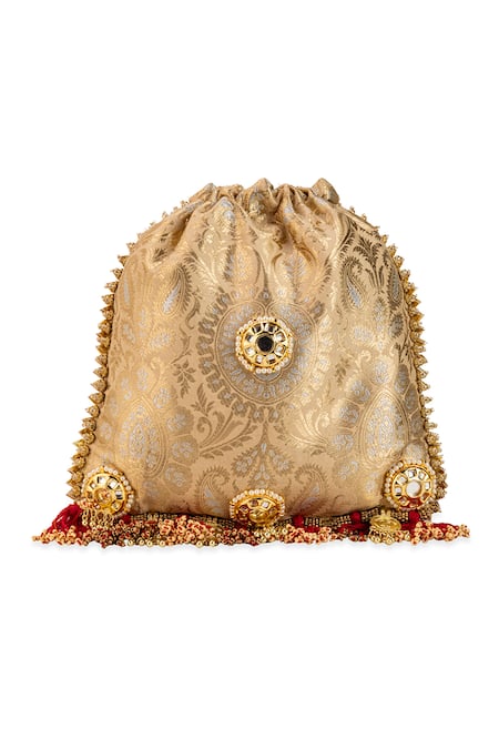 5elements Kashmira Brocade Paisley Potli